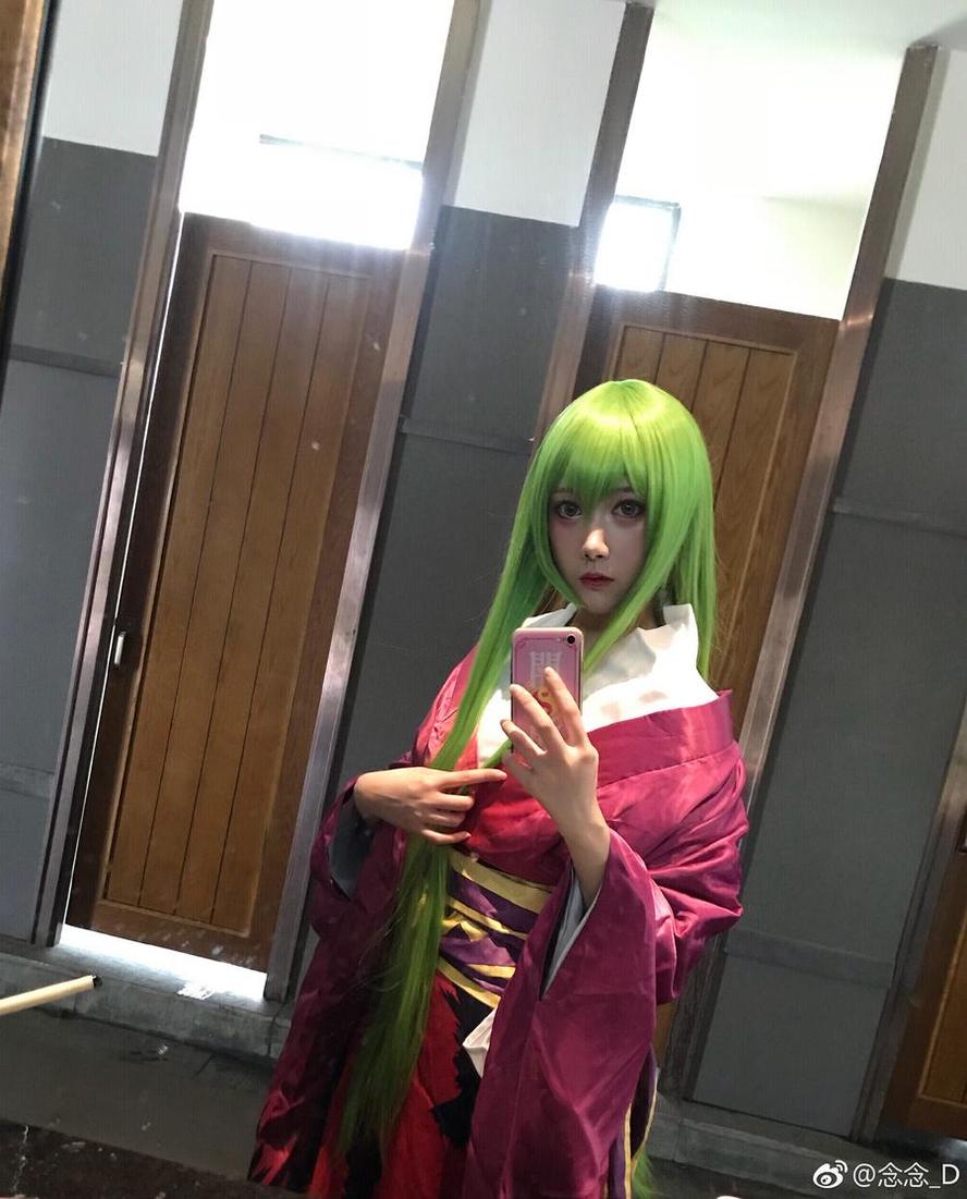 学院风格cosplay！念念d网红coser定制无删美图